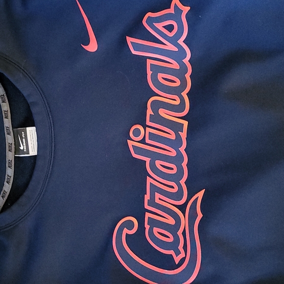 Nike thermal fit XL....TG...EG...St. Louis Cardinals sweatshirt - Picture 2 of 4
